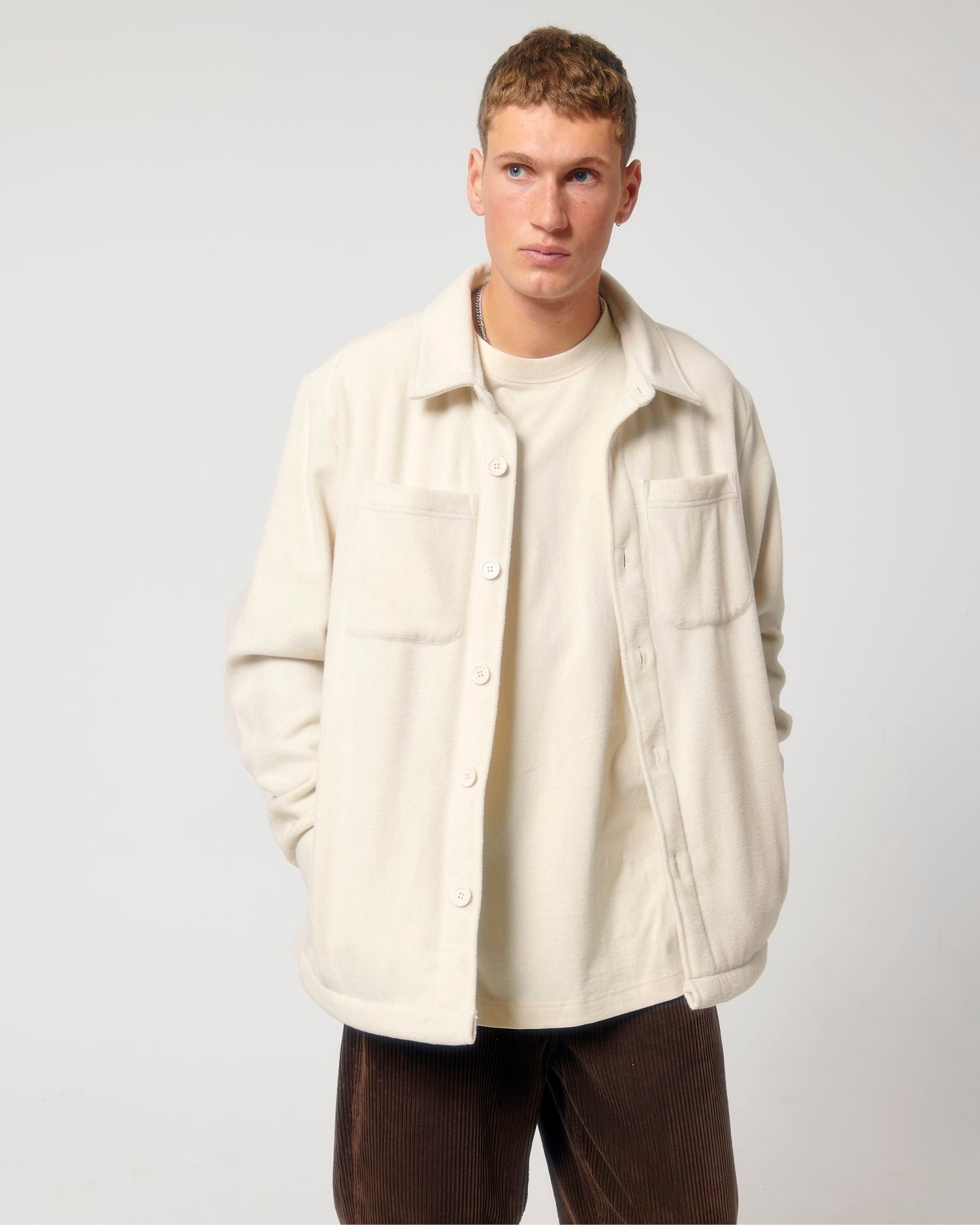 Unisex Gerecycled Twill Overshirt | Rivier STJU845