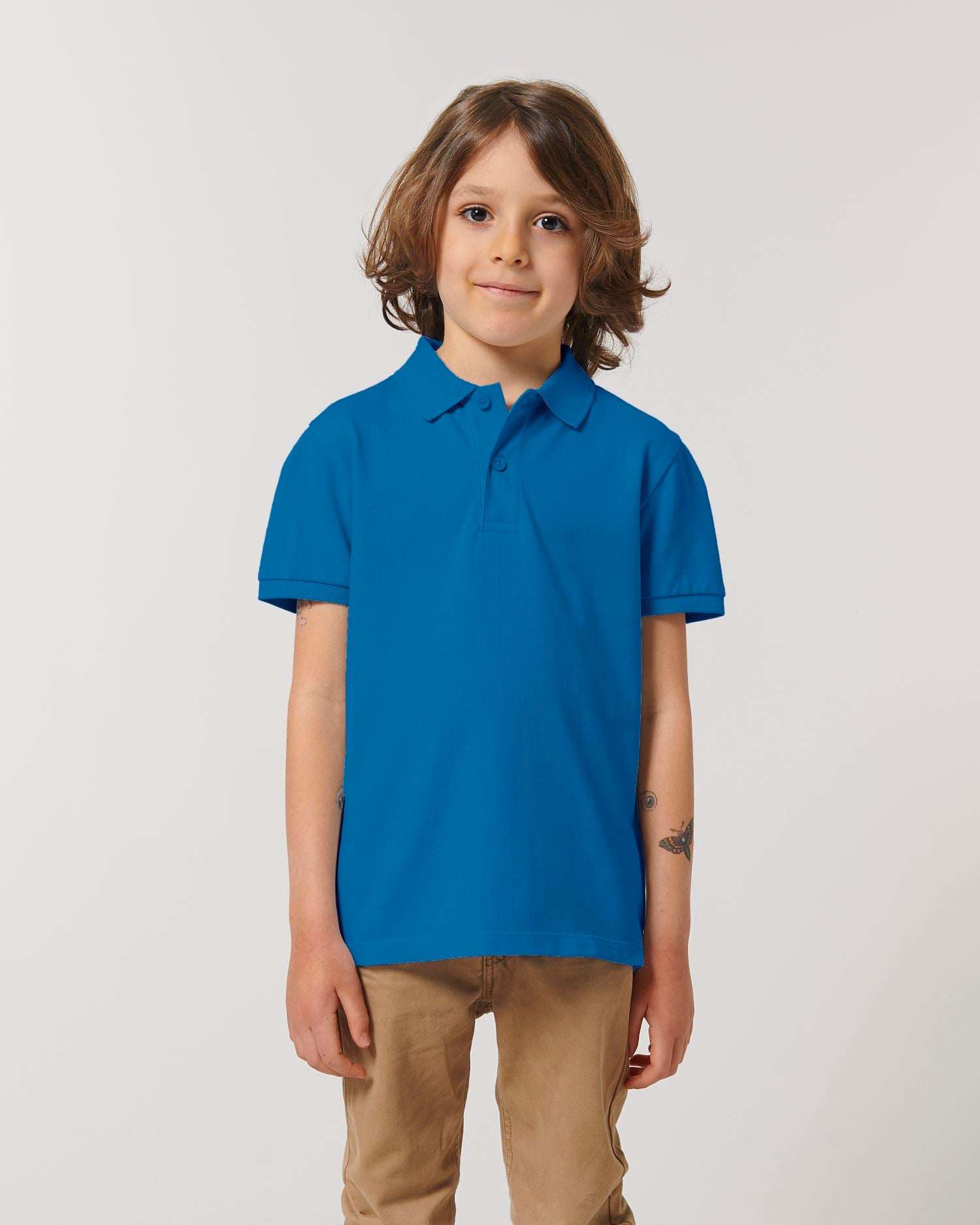 Polo Classique Enfant en Coton Bio - 220 g/m² | Mini Sprinter STPK908