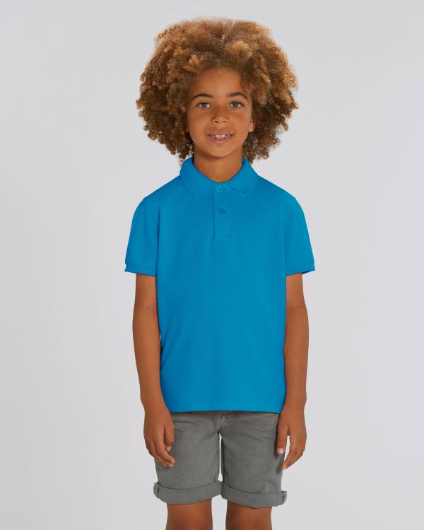 Polo Classique Enfant en Coton Bio - 220 g/m² | Mini Sprinter STPK908