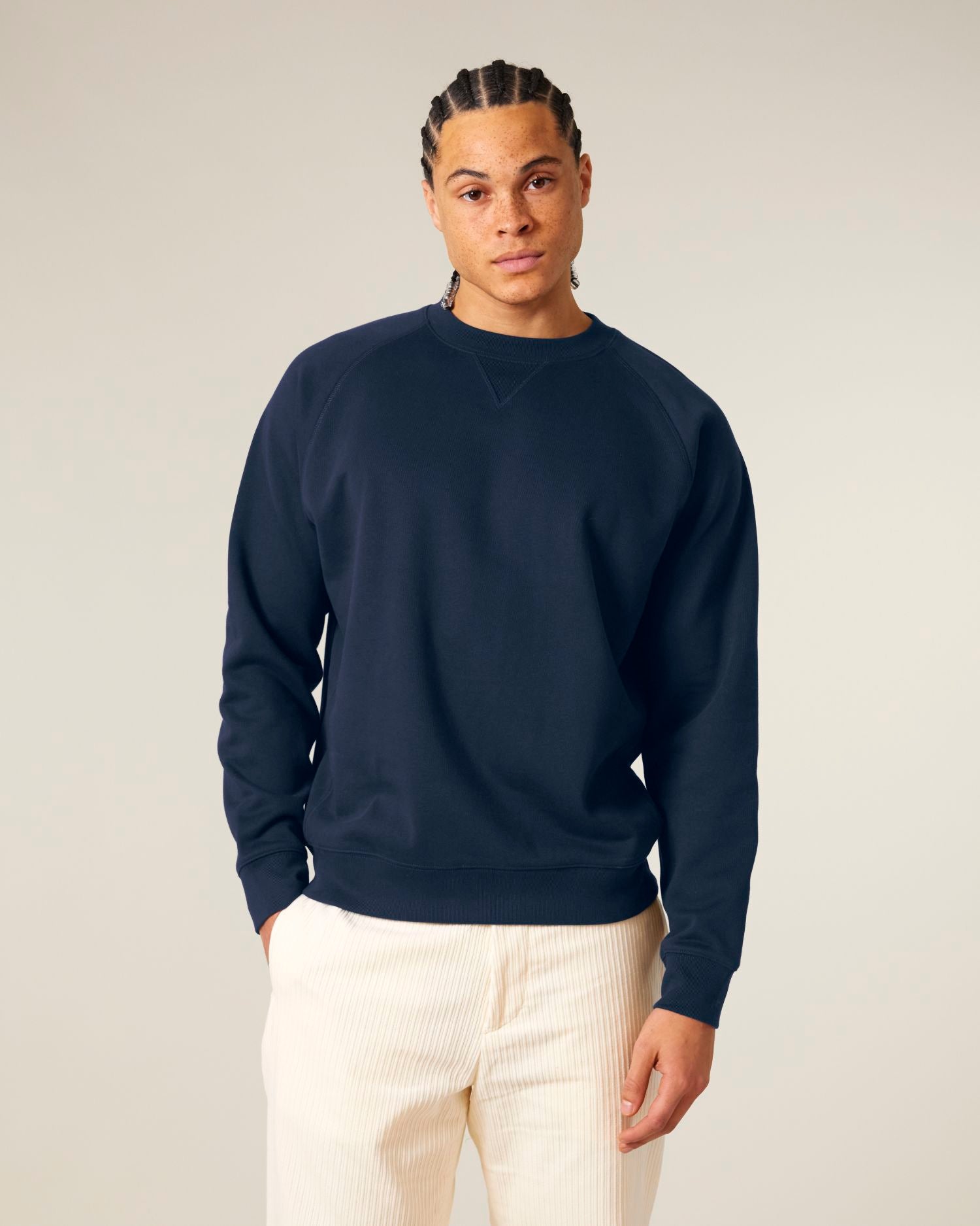 Unisex-Sweatshirt aus Bio-Baumwolle mit entspanntem Raglan-Schnitt - 400 GSM | Knoxer STSU201