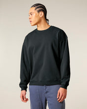 Unisex Organic Oversized Garment Dyed Crew Neck Sweatshirt - 380 GSM | Radder 2.0 Vintage STSU210