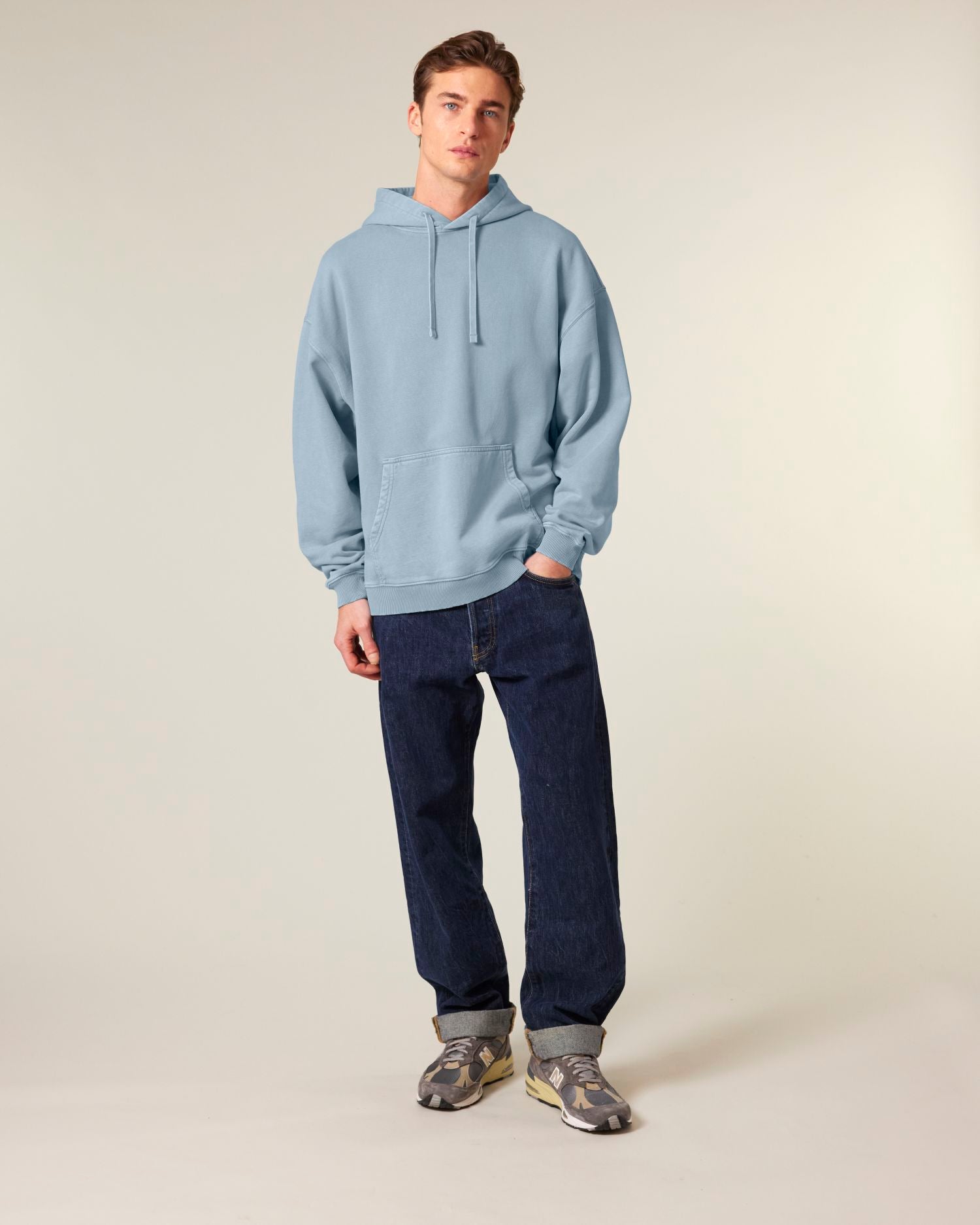 Unisex Organic Oversized Garment Dyed Hoodie Sweatshirt - 380 GSM | Slammer 2.0 Vintage STSU211