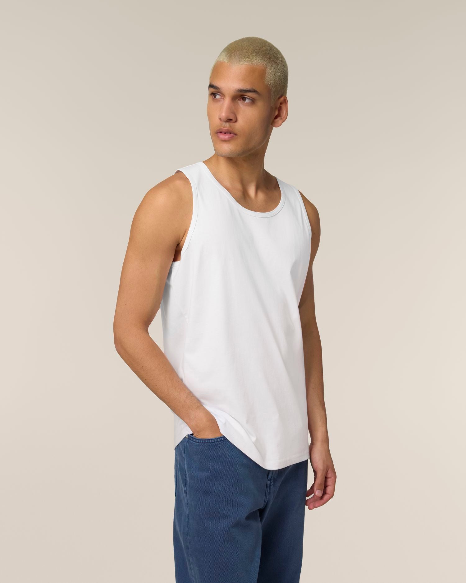 Camiseta sin mangas para hombre - 180 GSM | Stanley Stancer STTM961
