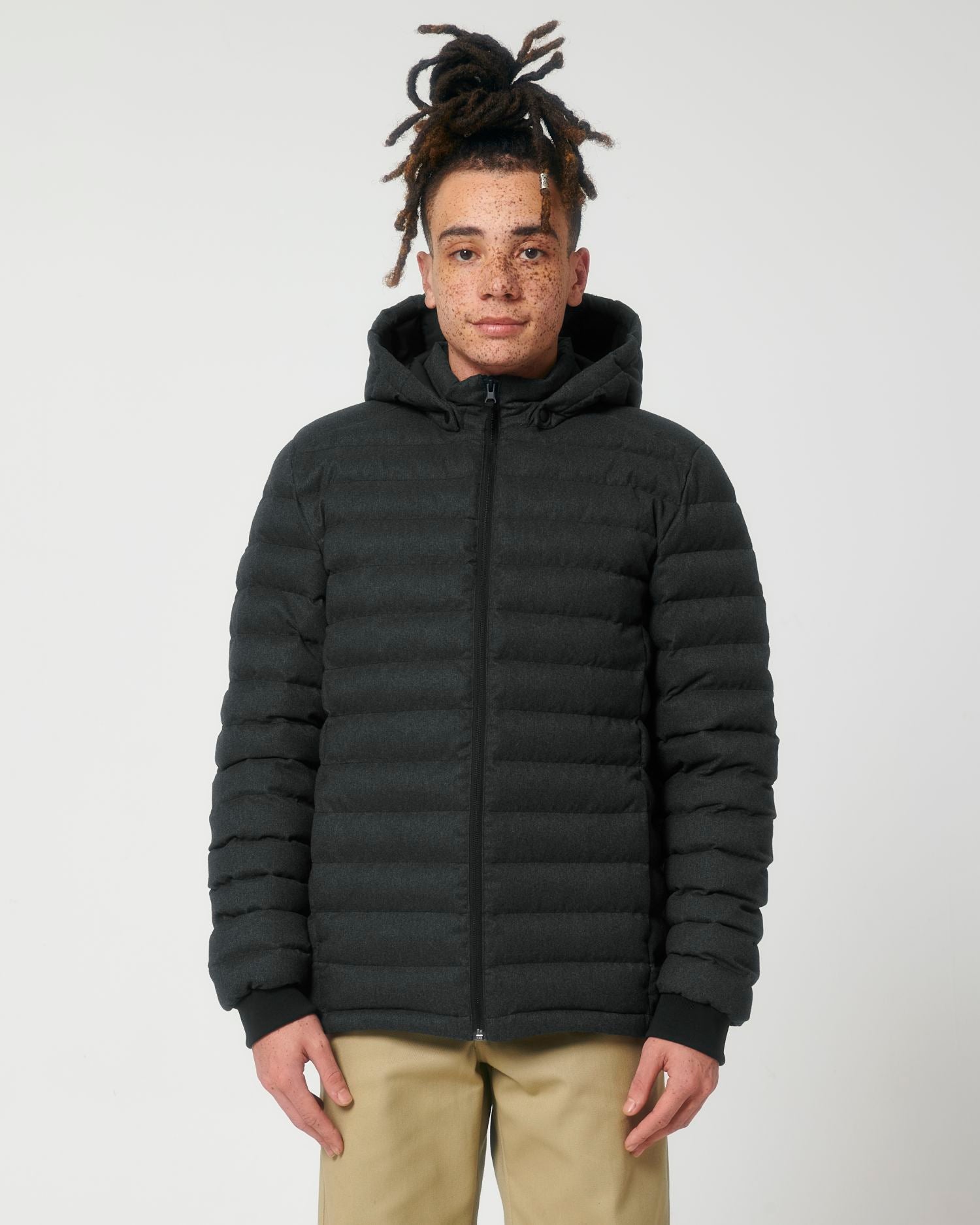 Chaqueta acolchada ecológica para hombre | Stanley Voyager chaqueta similar a lana STJM889