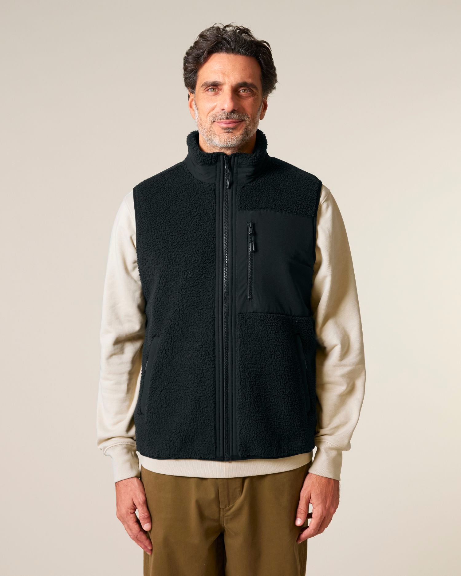 Veste Sherpa Sans Manches Recyclée Unisexe | Liner STJU249