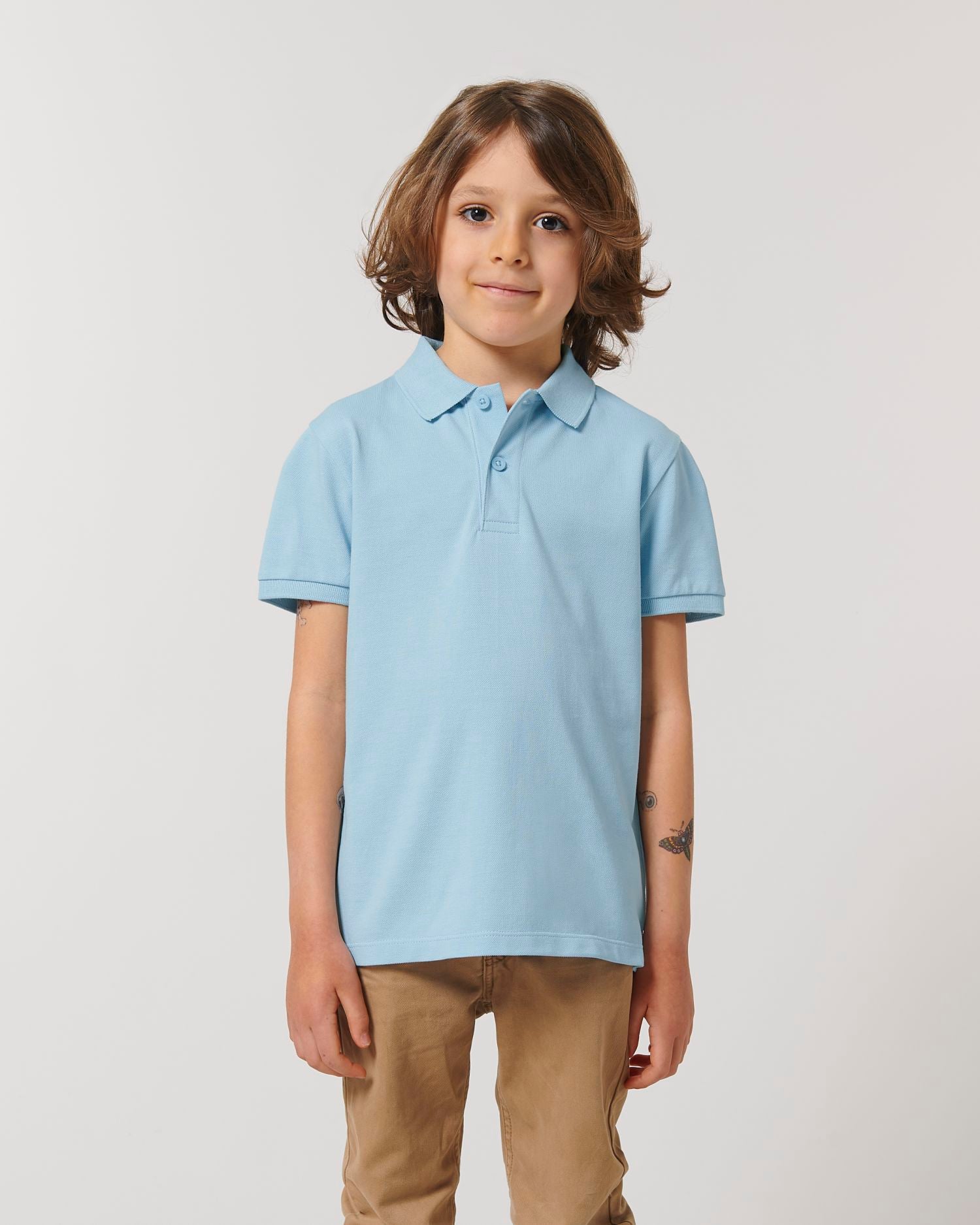 Polo Classique Enfant en Coton Bio - 220 g/m² | Mini Sprinter STPK908
