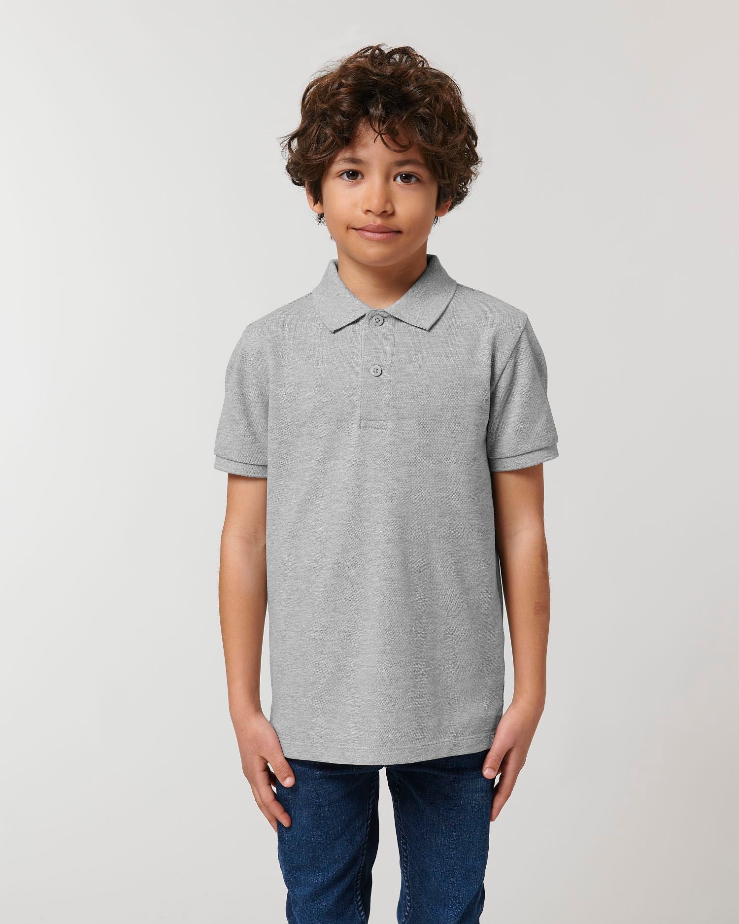 Polo Classique Enfant en Coton Bio - 220 g/m² | Mini Sprinter STPK908