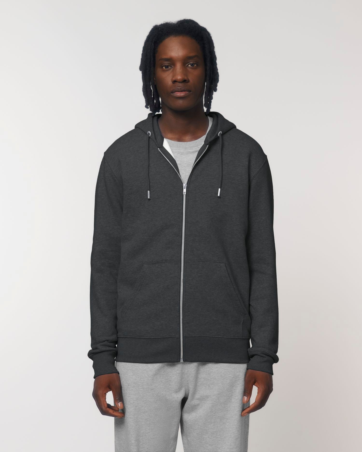 Sudadera con capucha orgánica unisex con cremallera - 350 g/m² | Cultivator STSM566
