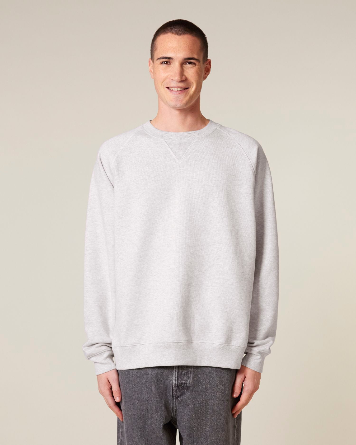 Unisex-Sweatshirt aus Bio-Baumwolle mit entspanntem Raglan-Schnitt - 400 GSM | Knoxer STSU201