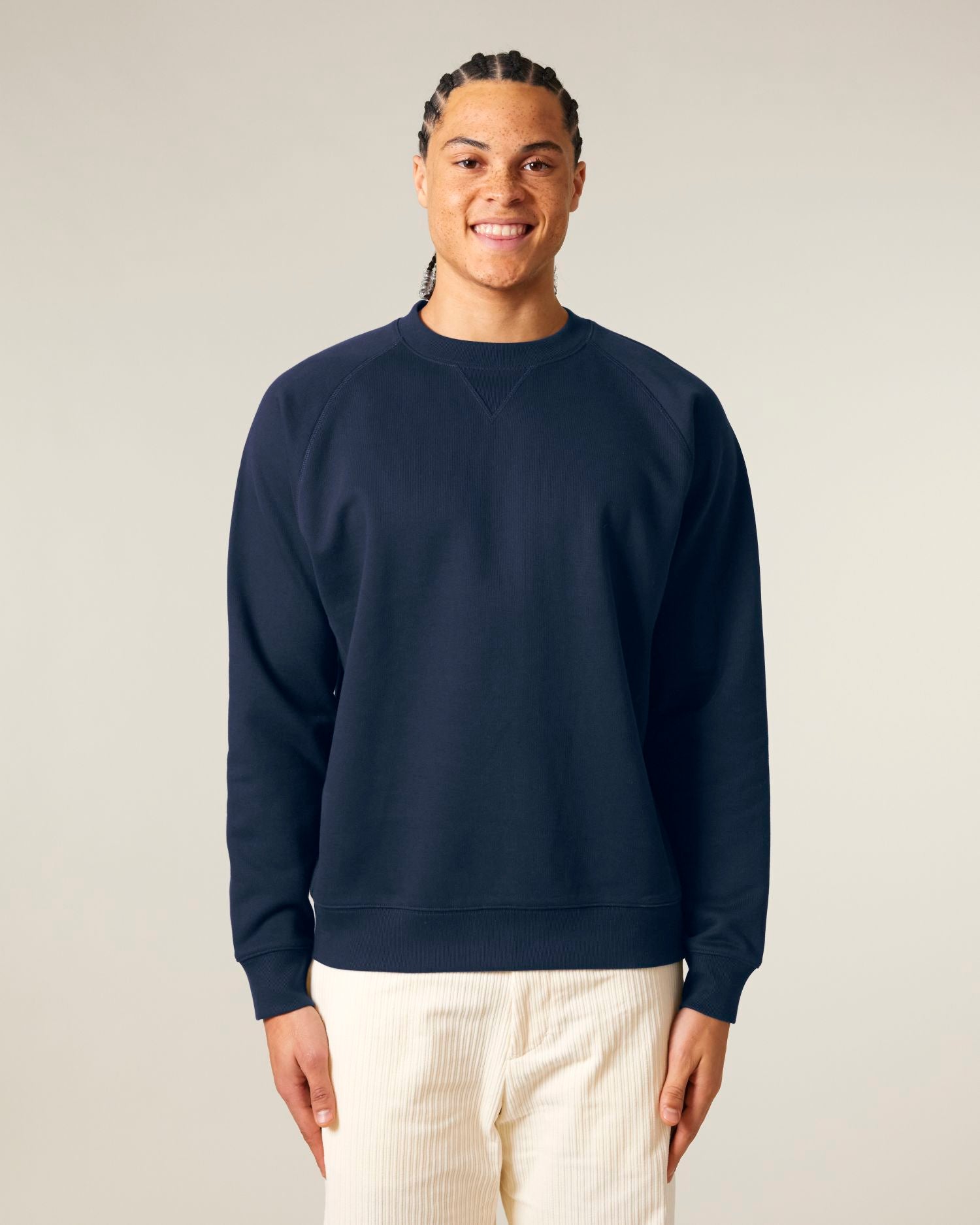Unisex-Sweatshirt aus Bio-Baumwolle mit entspanntem Raglan-Schnitt - 400 GSM | Knoxer STSU201