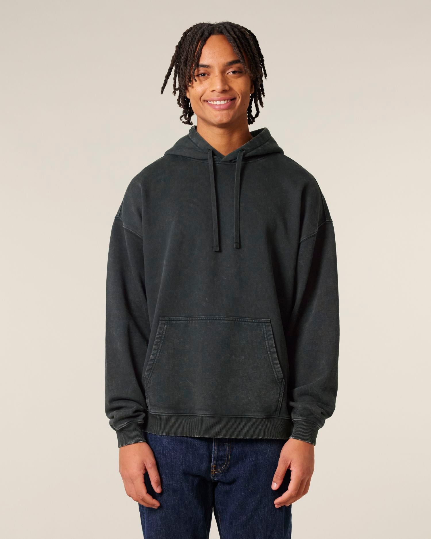 Unisex Organic Oversized Garment Dyed Hoodie Sweatshirt - 380 GSM | Slammer 2.0 Vintage STSU211