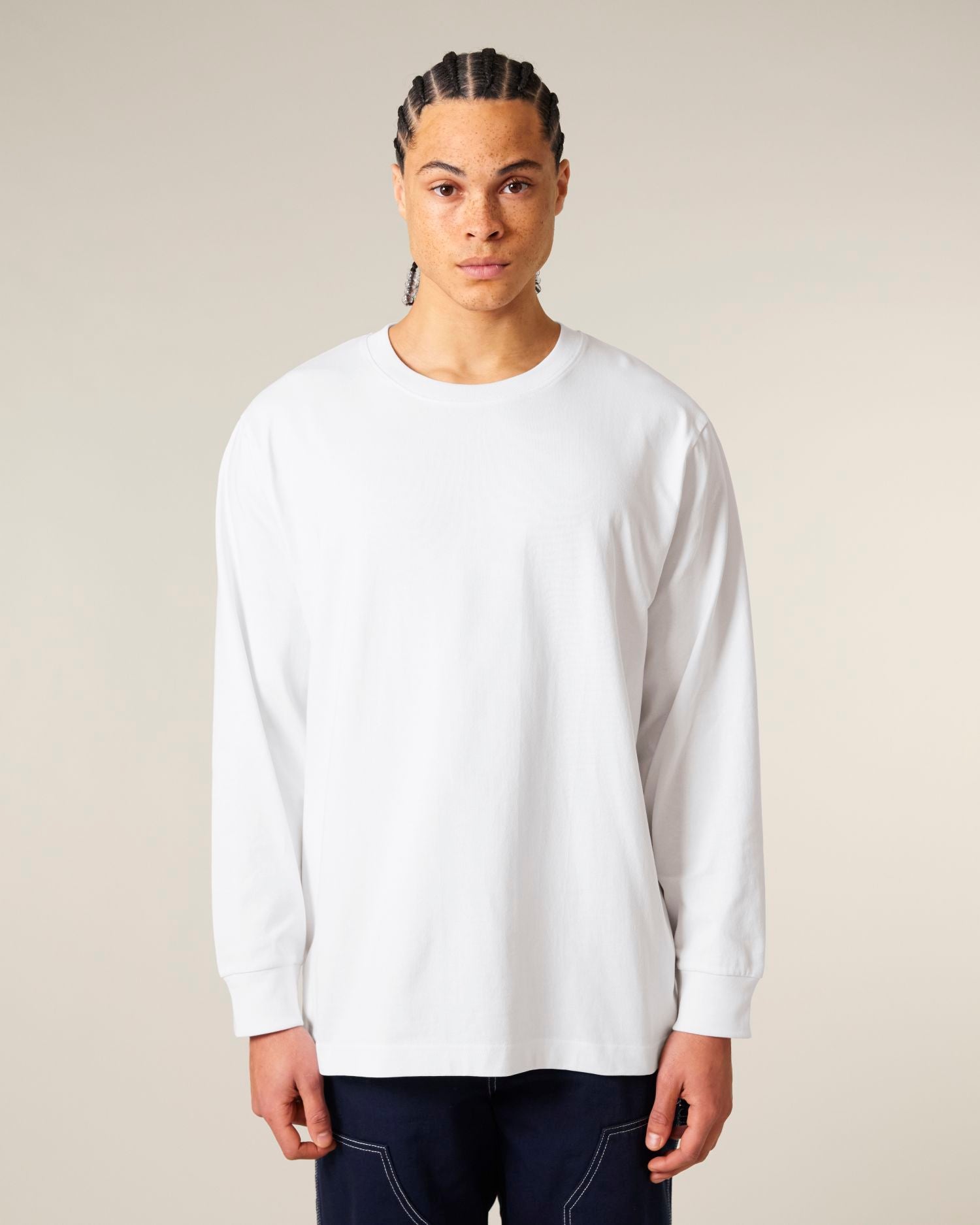 Camiseta de Manga Larga Unisex de Peso Pesado - 240 GSM | Freestyler de Manga Larga STTU200
