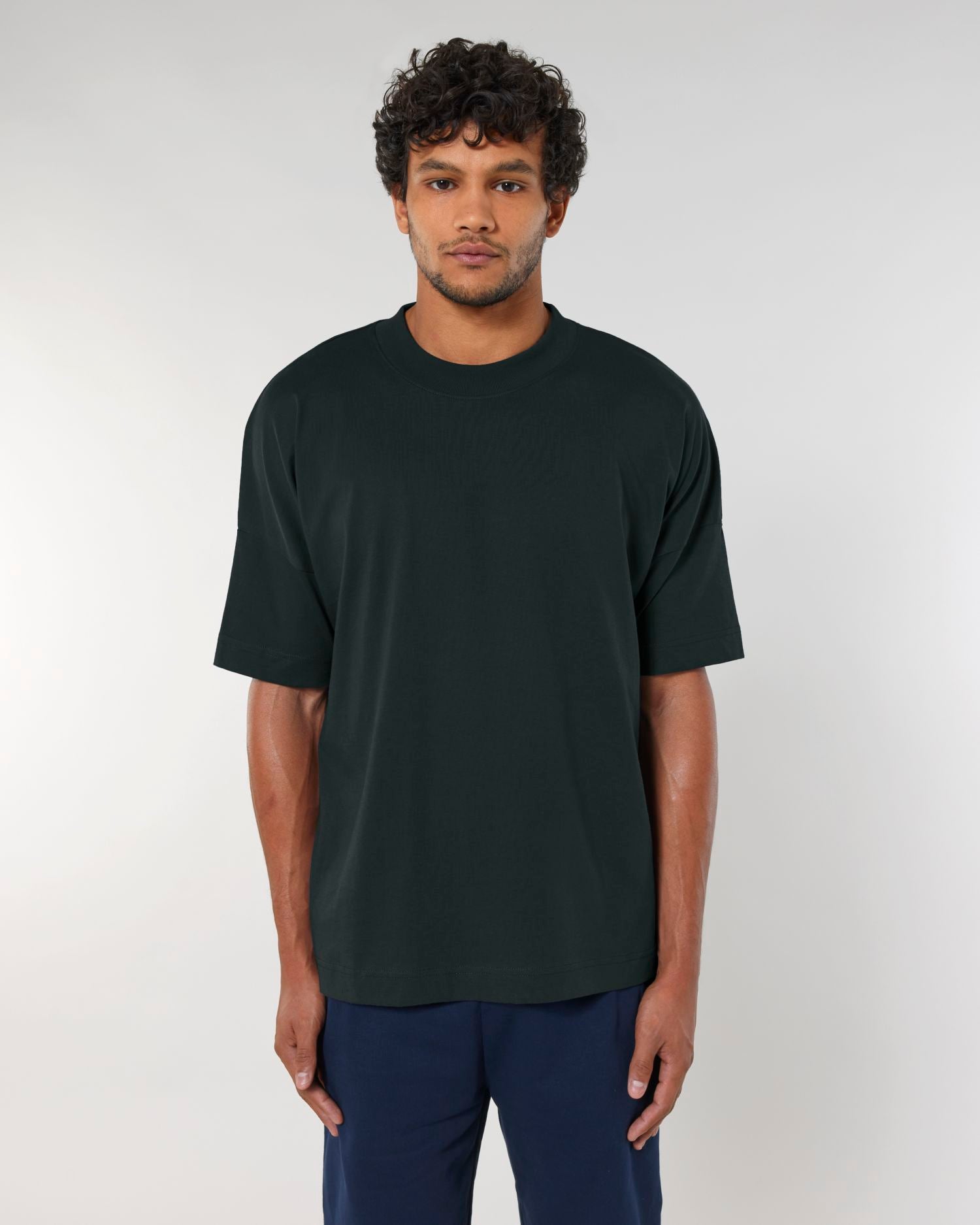 Unisex Bio High Neck Oversized T-Shirt - 200 g/m² | Blaster STTU815