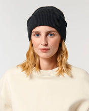 Gerippte Mütze aus Bio-Übergangsmaterial | Fisherman Beanie STAU771