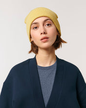 Gerippte Mütze aus Bio-Übergangsmaterial | Fisherman Beanie STAU771