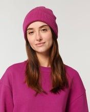 Gerippte Mütze aus Bio-Übergangsmaterial | Fisherman Beanie STAU771