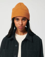 Gerippte Mütze aus Bio-Übergangsmaterial | Fisherman Beanie STAU771