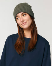 Gerippte Mütze aus Bio-Übergangsmaterial | Fisherman Beanie STAU771