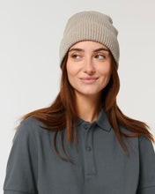 Gerippte Mütze aus Bio-Übergangsmaterial | Fisherman Beanie STAU771