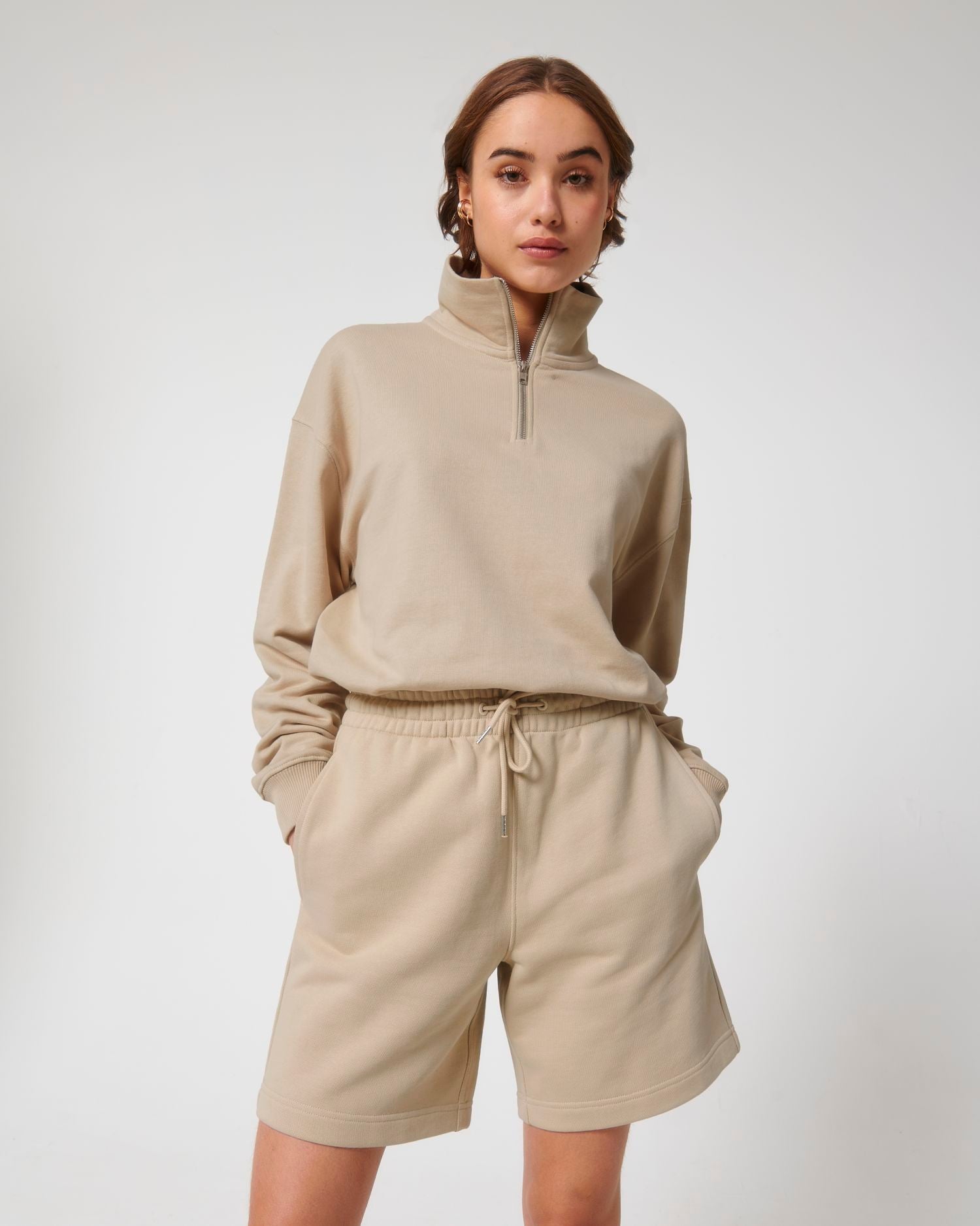 Unisex-Shorts aus Bio-Baumwolle mit Trocken-Tragegefühl - 400 g/m² | Boarder Dry Jogging-Shorts STBU944
