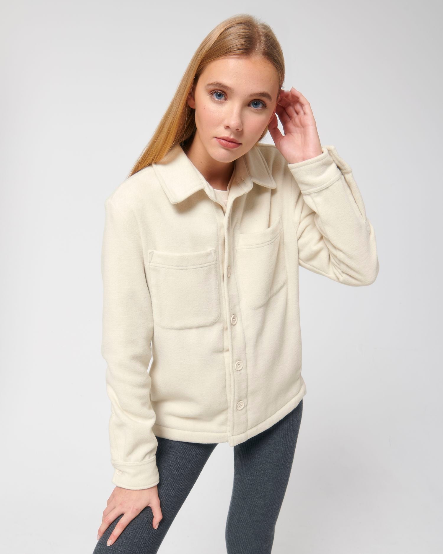 Unisex Gerecycled Twill Overshirt | Rivier STJU845
