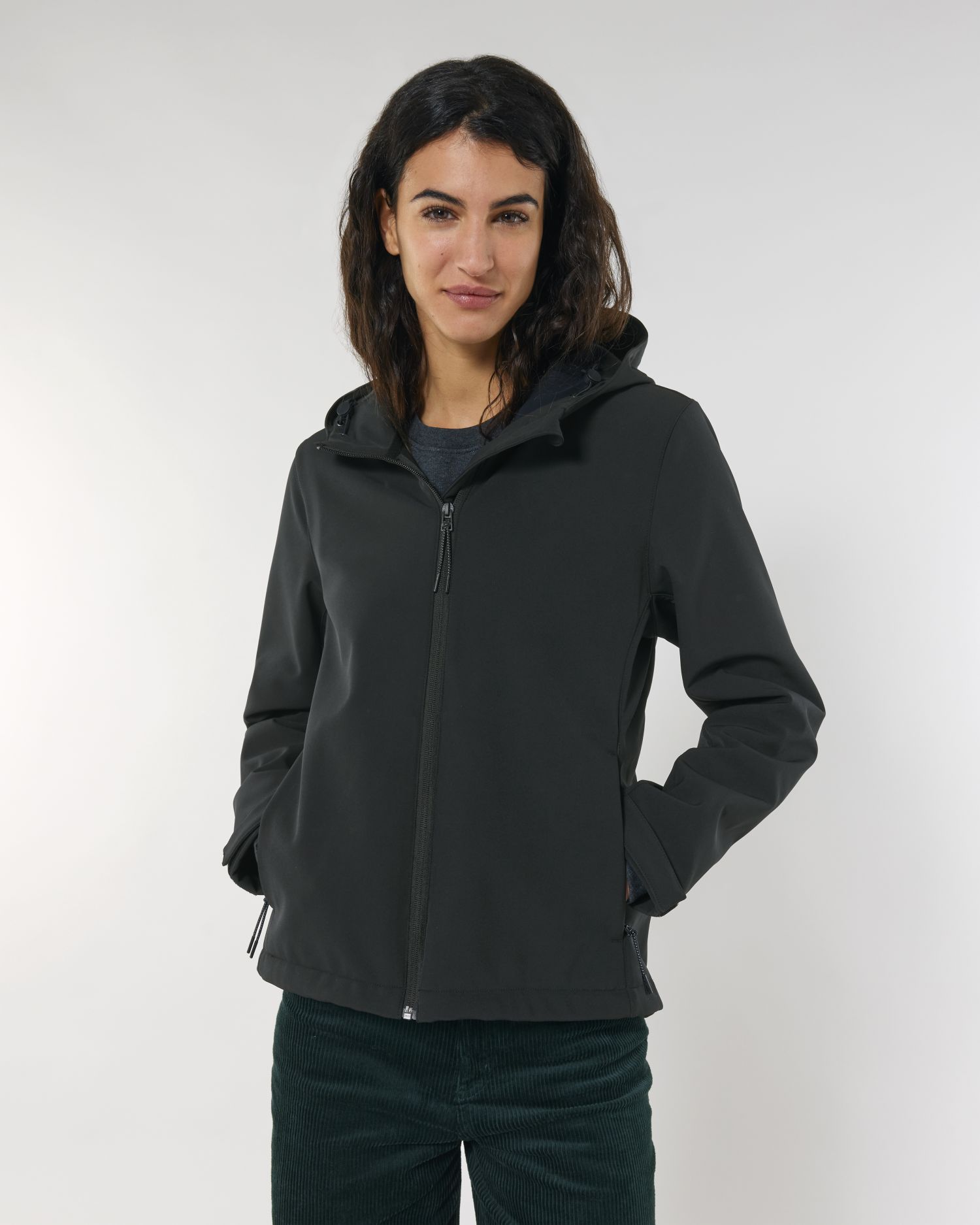 Dames Waterafstotende Softshell Jas met Capuchon - 342 GSM | Stella Discoverer STJW159