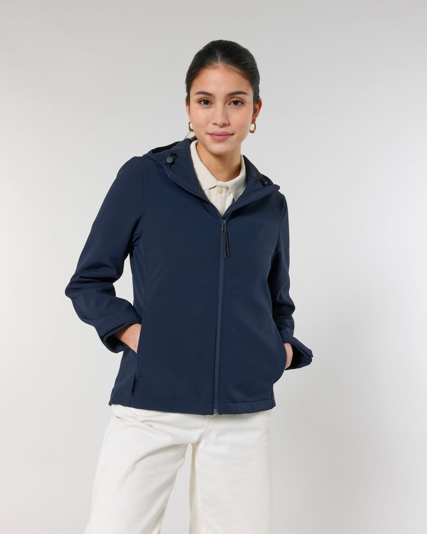 Dames Waterafstotende Softshell Jas met Capuchon - 342 GSM | Stella Discoverer STJW159