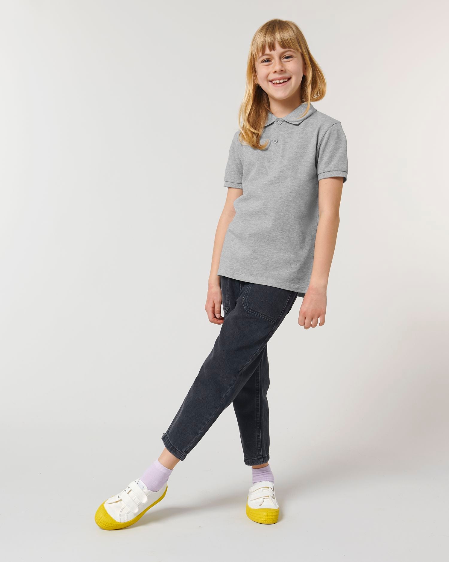Polo Classique Enfant en Coton Bio - 220 g/m² | Mini Sprinter STPK908
