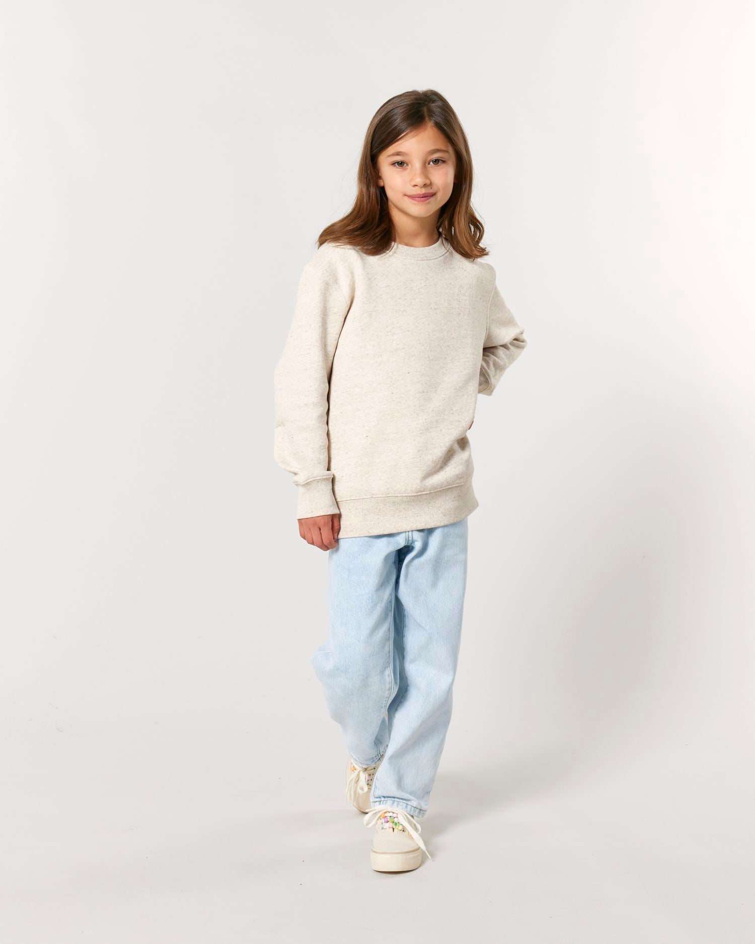 Sweatshirt Enfant Col Rond Bio - 300 GSM | Mini Changer 2.0 STSK181