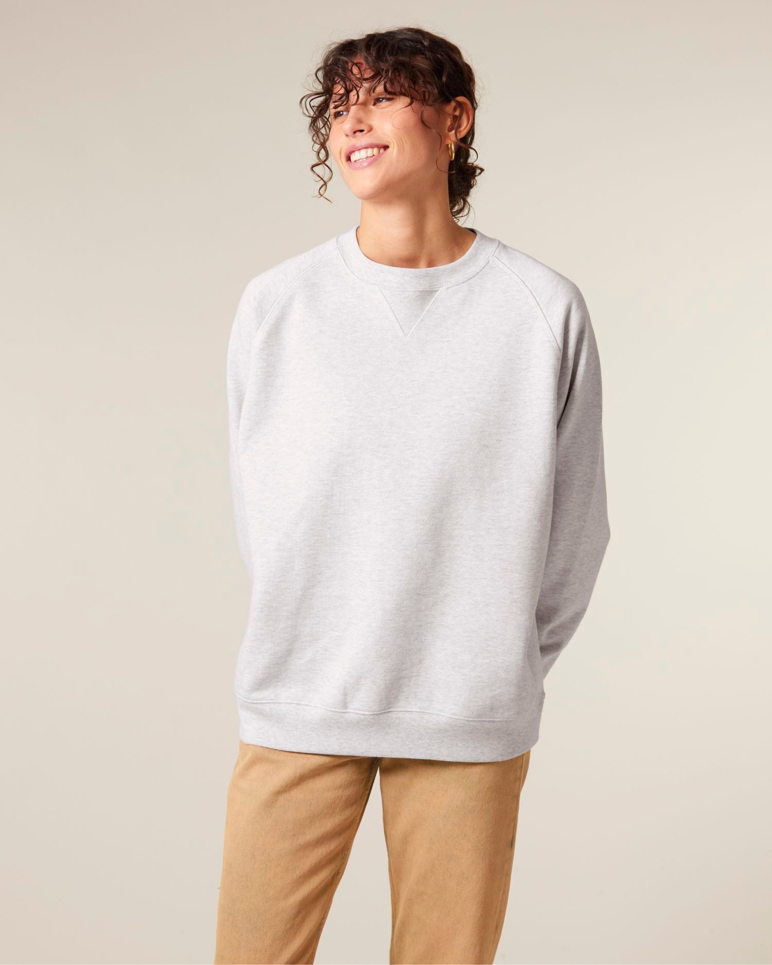 Unisex-Sweatshirt aus Bio-Baumwolle mit entspanntem Raglan-Schnitt - 400 GSM | Knoxer STSU201