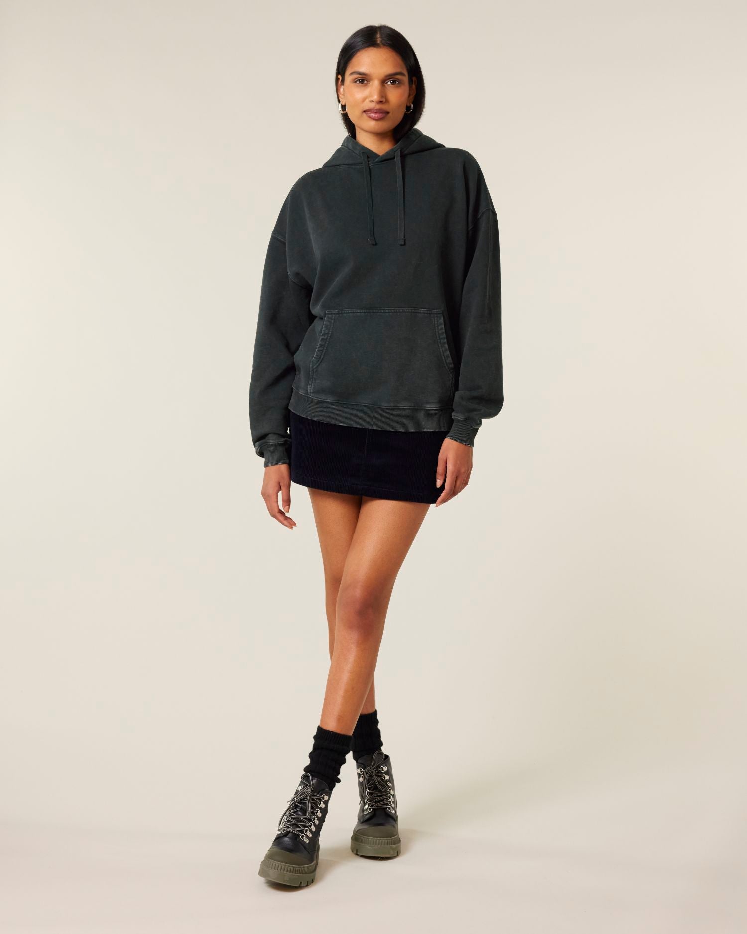 Unisex Organic Oversized Garment Dyed Hoodie Sweatshirt - 380 GSM | Slammer 2.0 Vintage STSU211