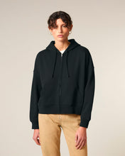 Dames biologische hoodie met rits - 300 GSM | Stella Ida STSW214