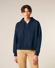 Dames biologische hoodie met rits - 300 GSM | Stella Ida STSW214