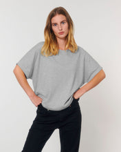 Dames Oversized T-shirt met Opgerolde Mouwen - 155 g/m² | Stella Collider T-shirt STTW089