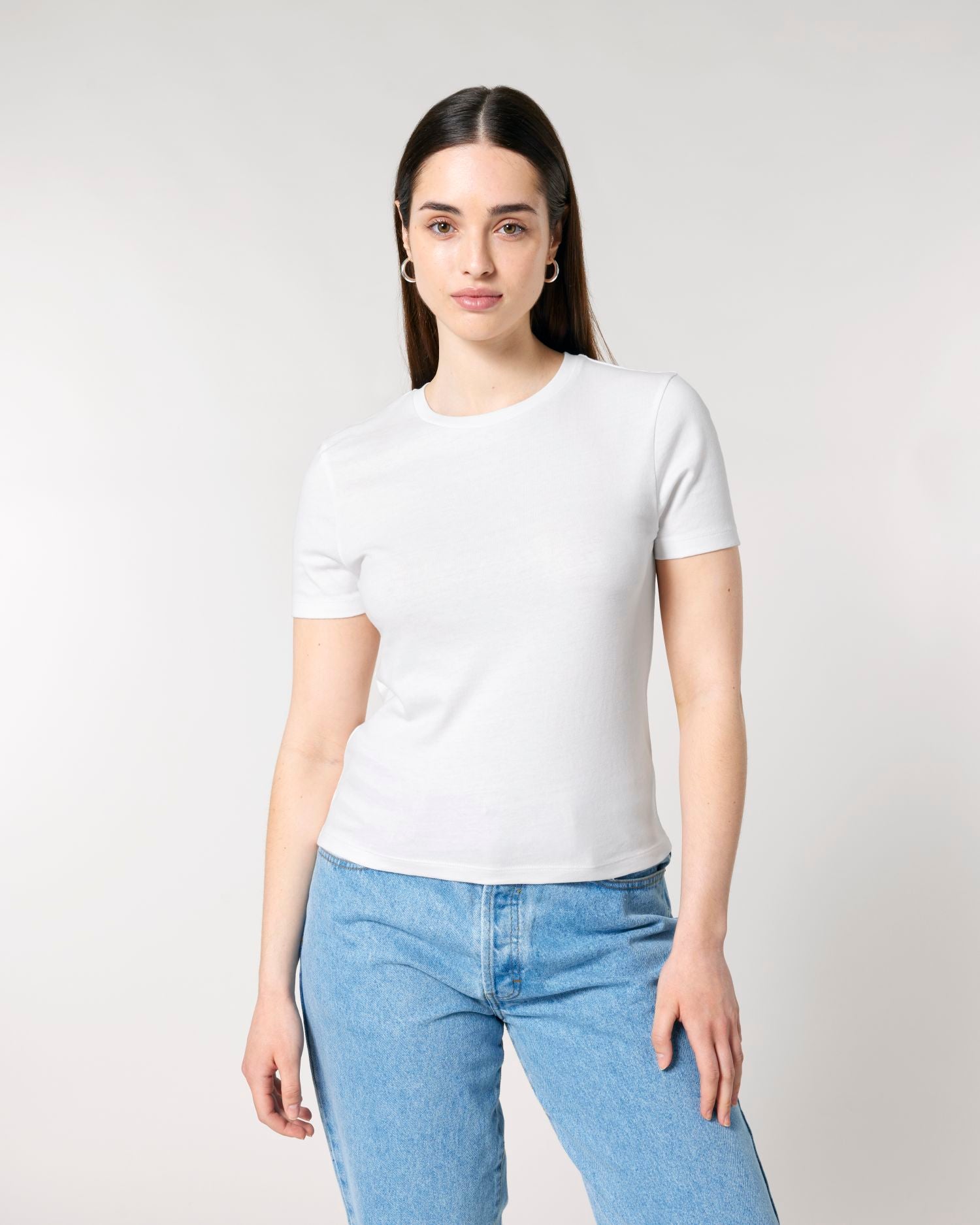 Camiseta Ajustada Orgánica para Mujer - 180 GSM | Stella Ella STTW174