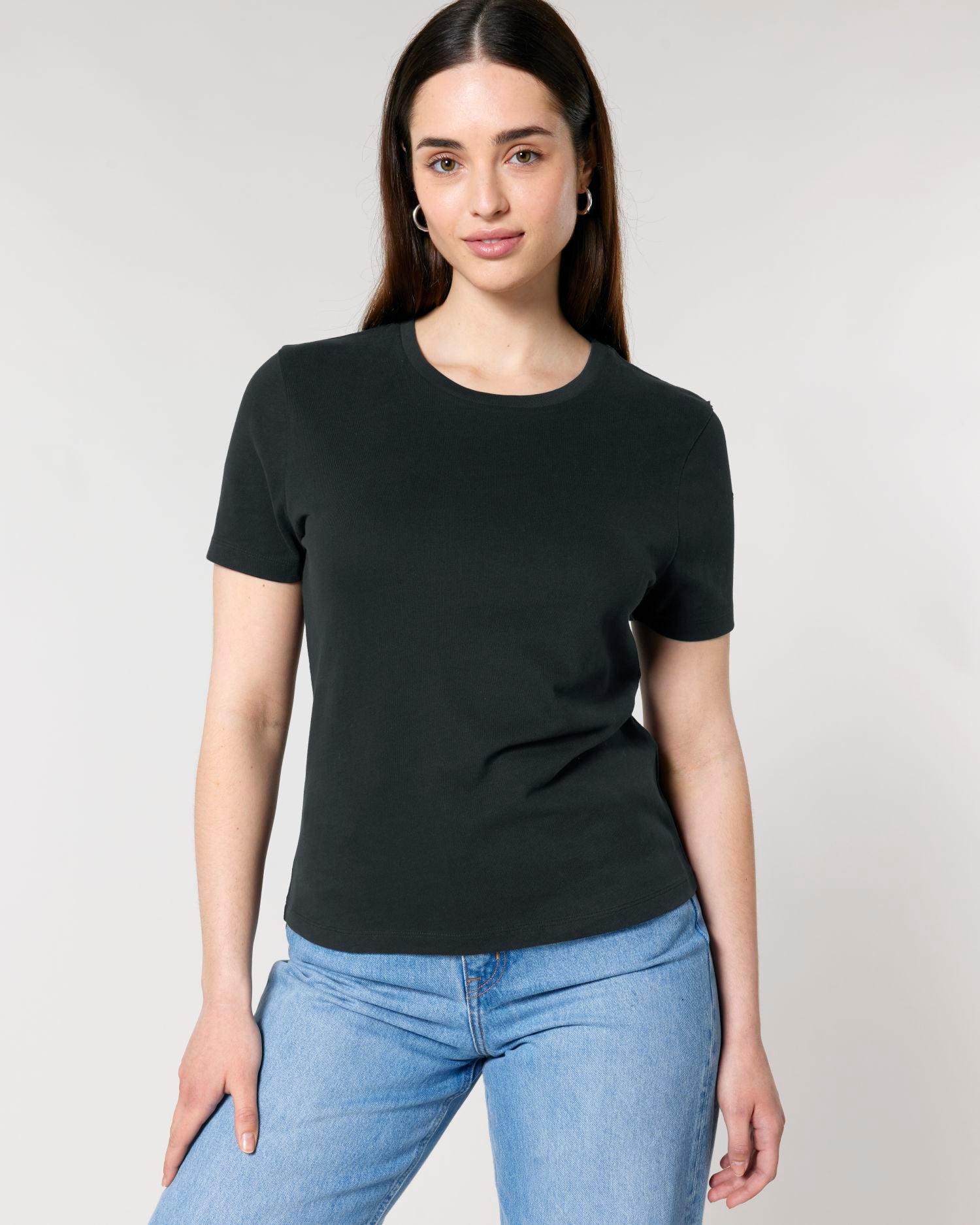 Camiseta Ajustada Orgánica para Mujer - 180 GSM | Stella Ella STTW174