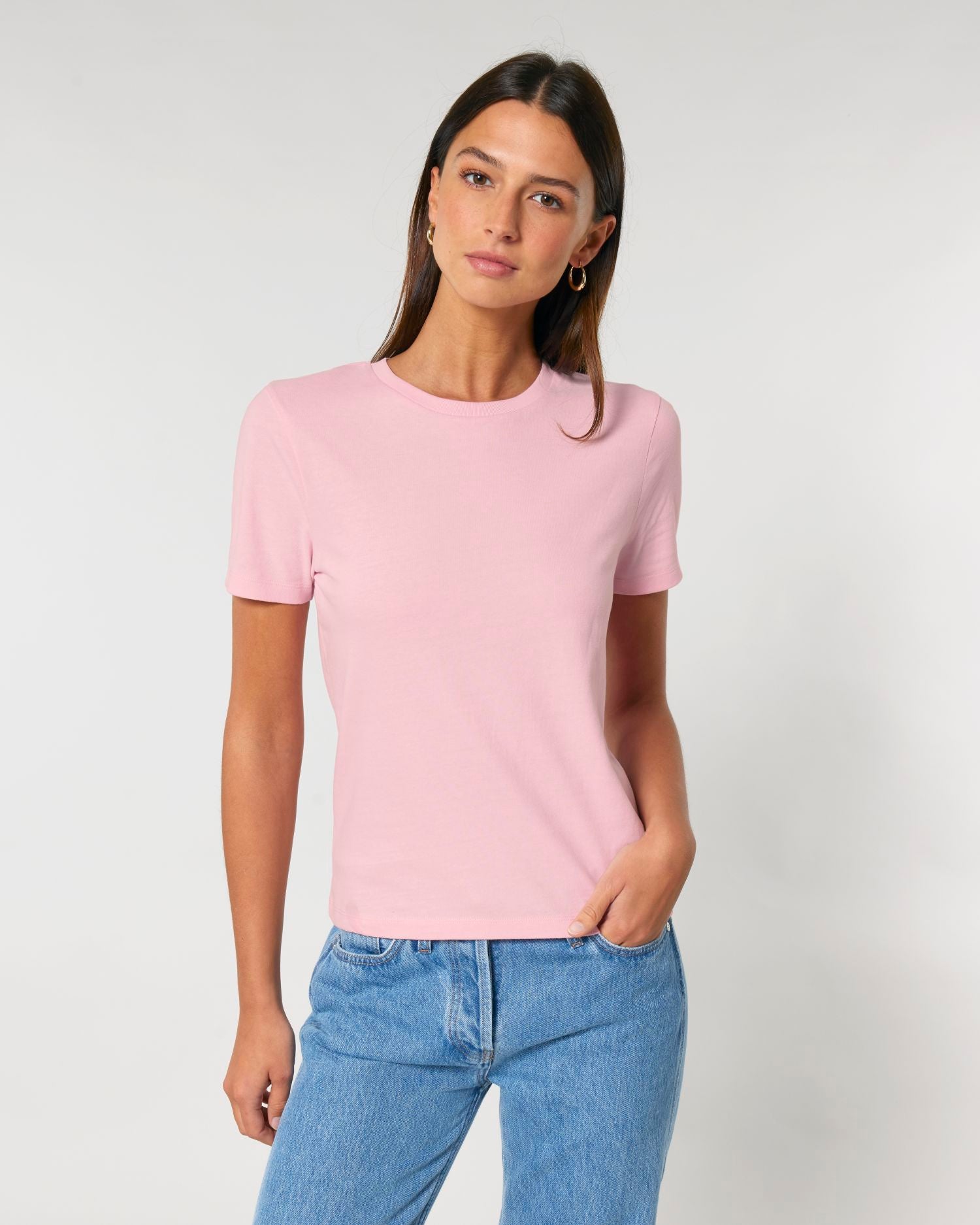 Camiseta Ajustada Orgánica para Mujer - 180 GSM | Stella Ella STTW174