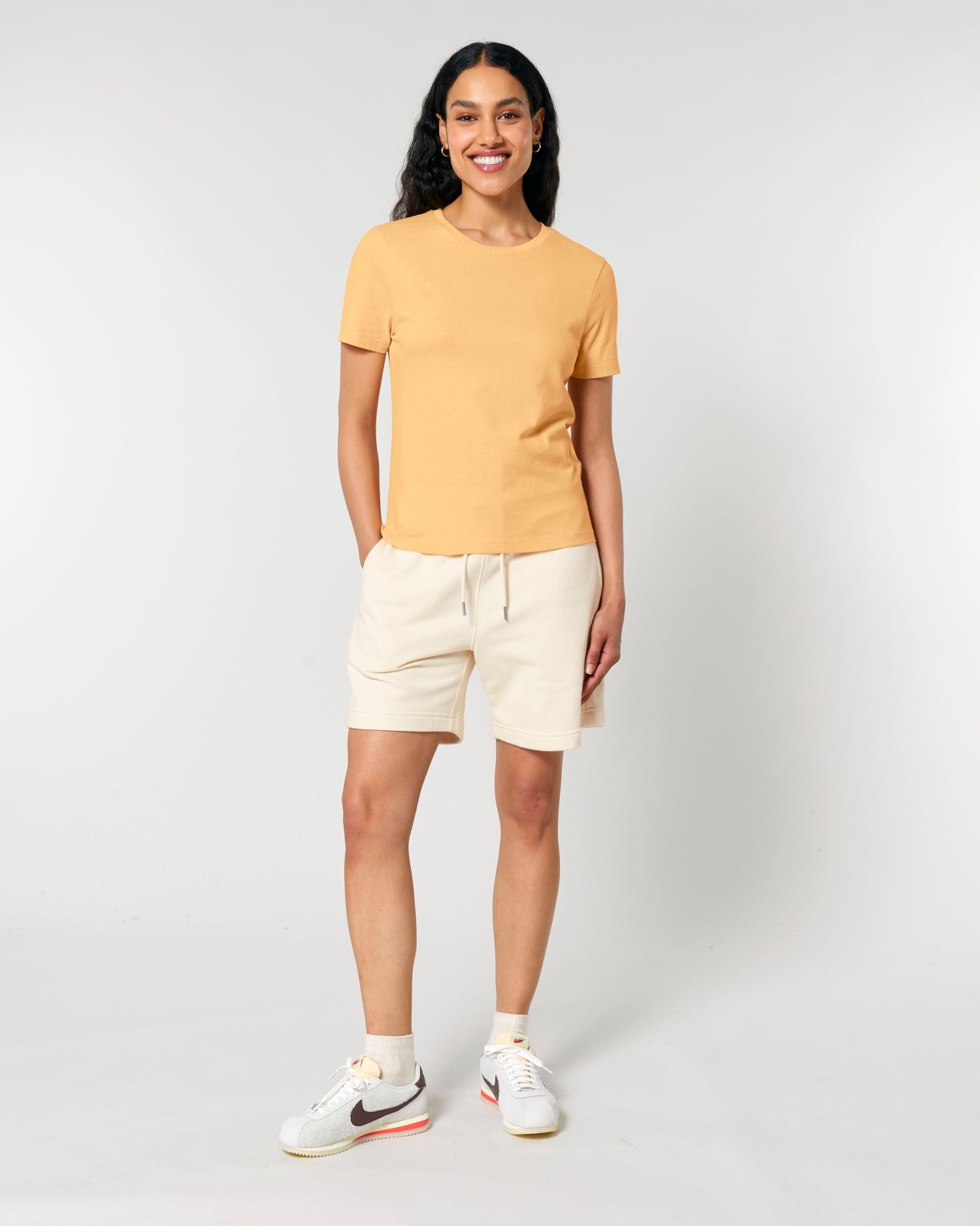 Camiseta Ajustada Orgánica para Mujer - 180 GSM | Stella Ella STTW174