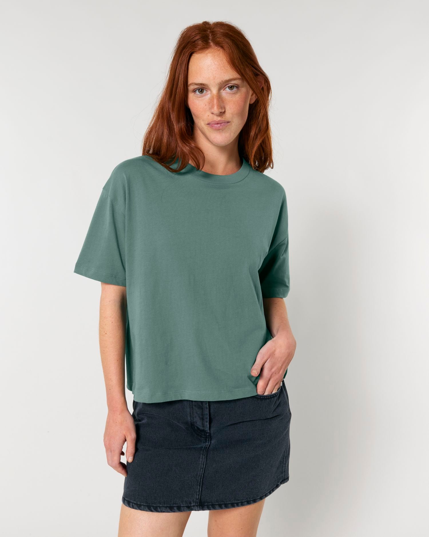 Dames Organisch Boxy T-Shirt - 155 GSM | Stella Nova STTW175