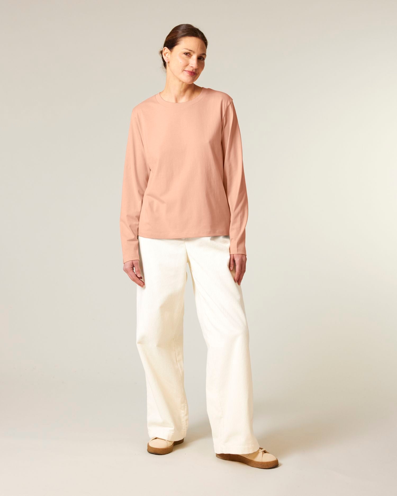 Dames biologisch lang mouw T-shirt - 180 GSM | Stella Muser Long Sleeve STTW219