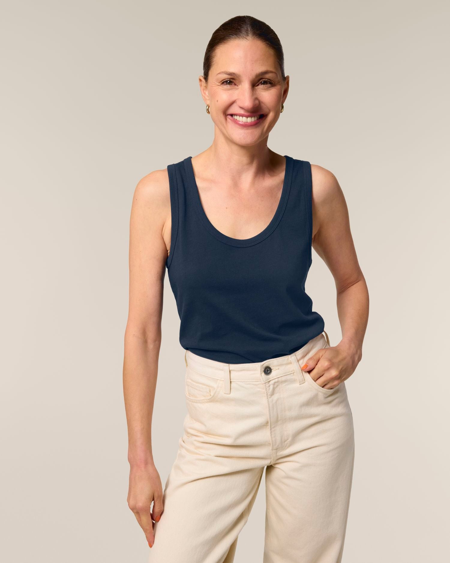 Camiseta de Tirantes Ajustada para Mujer - 180 GSM | Stella Ava STTW963