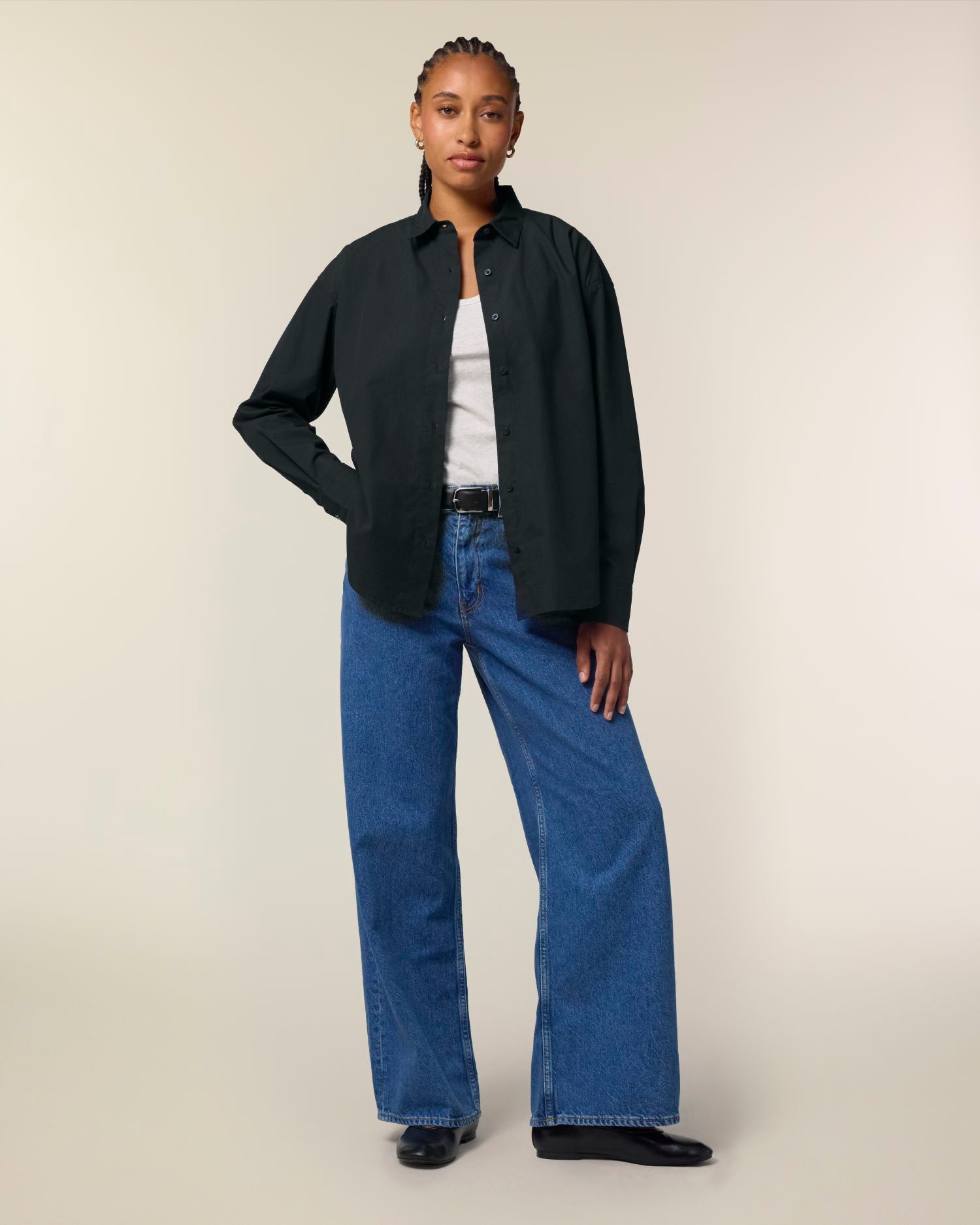 Dames Relaxed Poplin Shirt - 130 GSM | Stella Styler Shirt STWW973