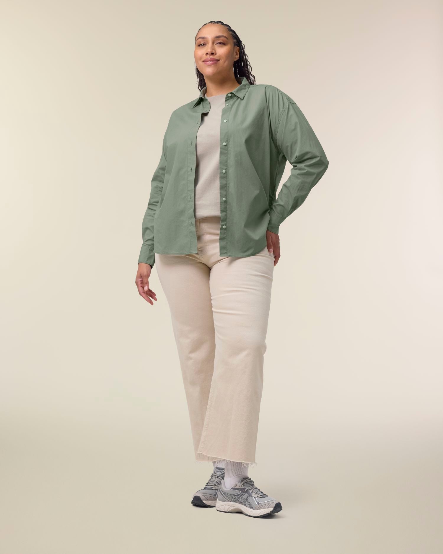 Dames Relaxed Poplin Shirt - 130 GSM | Stella Styler Shirt STWW973