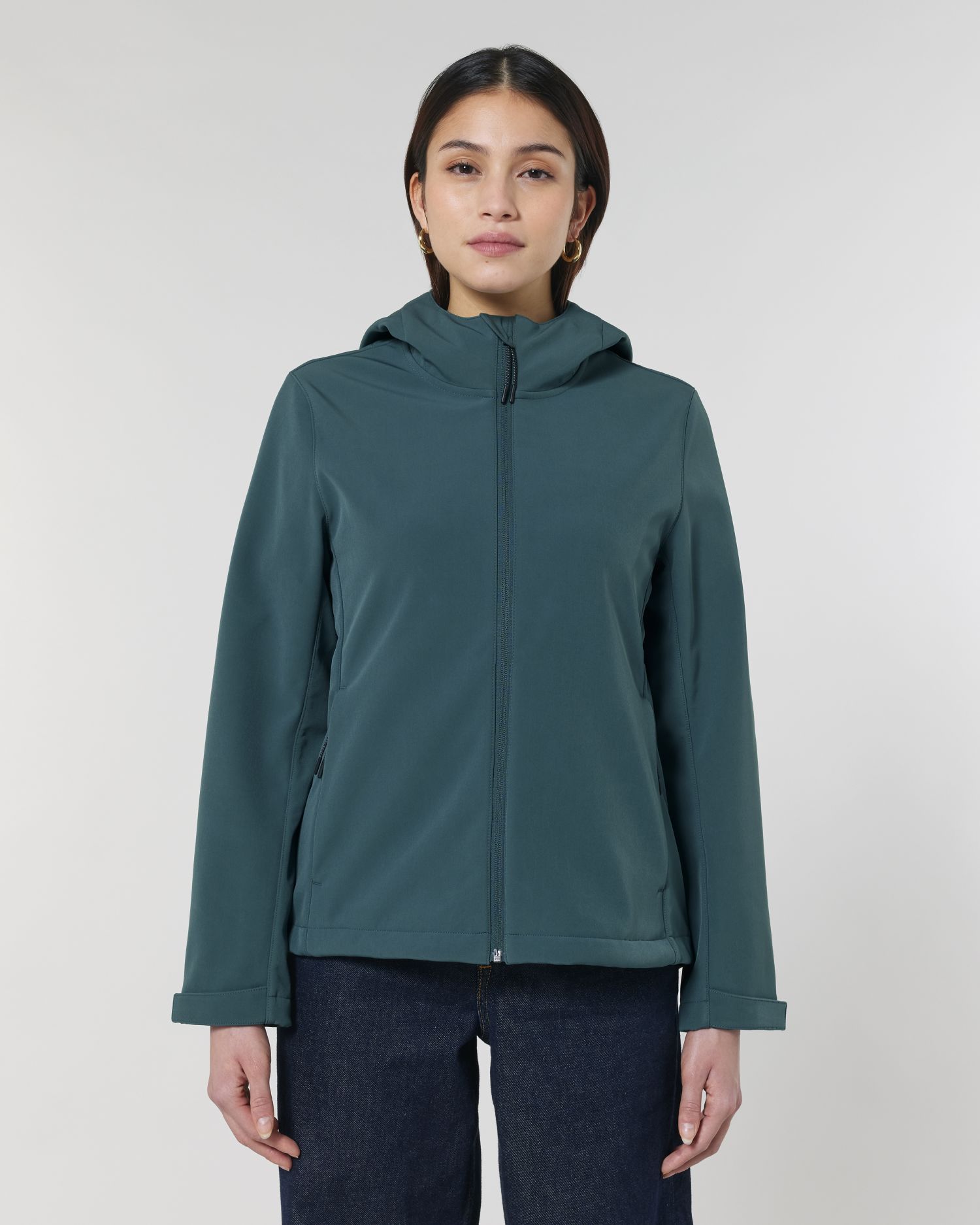 Dames Waterafstotende Softshell Jas met Capuchon - 342 GSM | Stella Discoverer STJW159