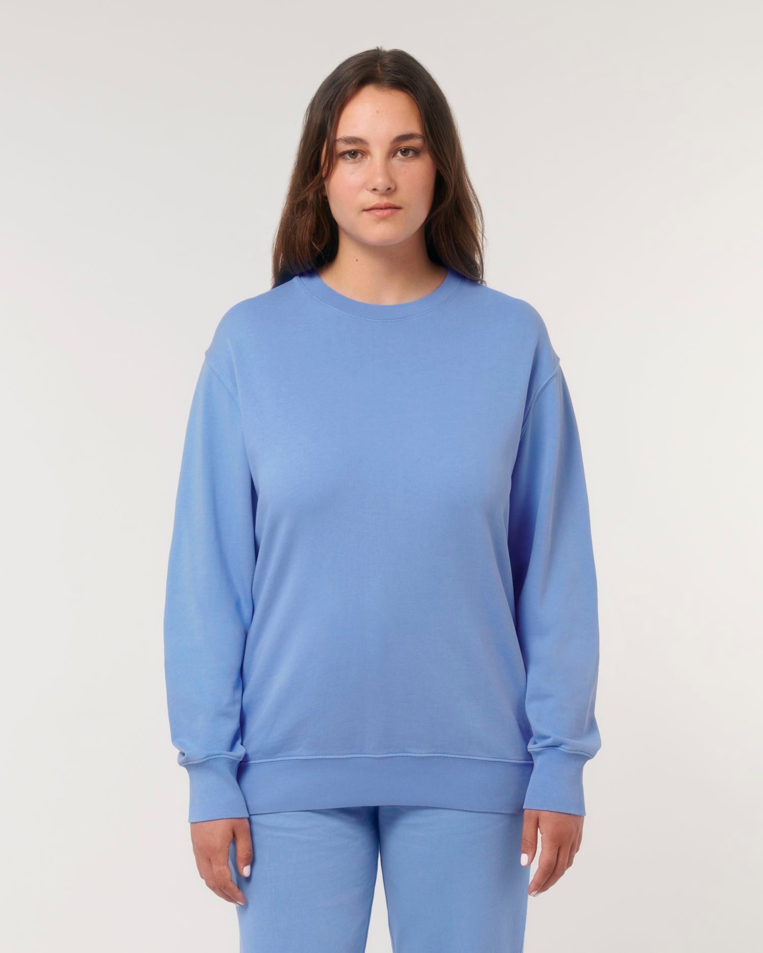 Unisex Garment-Dyed Organic Sweatshirt | Matcher Vintage Crewnecks STSU085