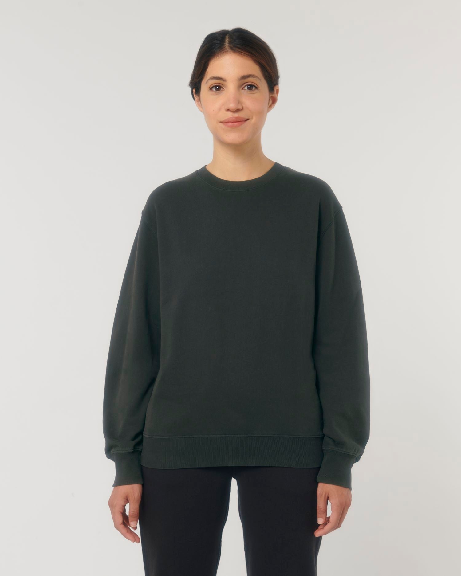 Unisex Garment-Dyed Organic Sweatshirt | Matcher Vintage Crewnecks STSU085