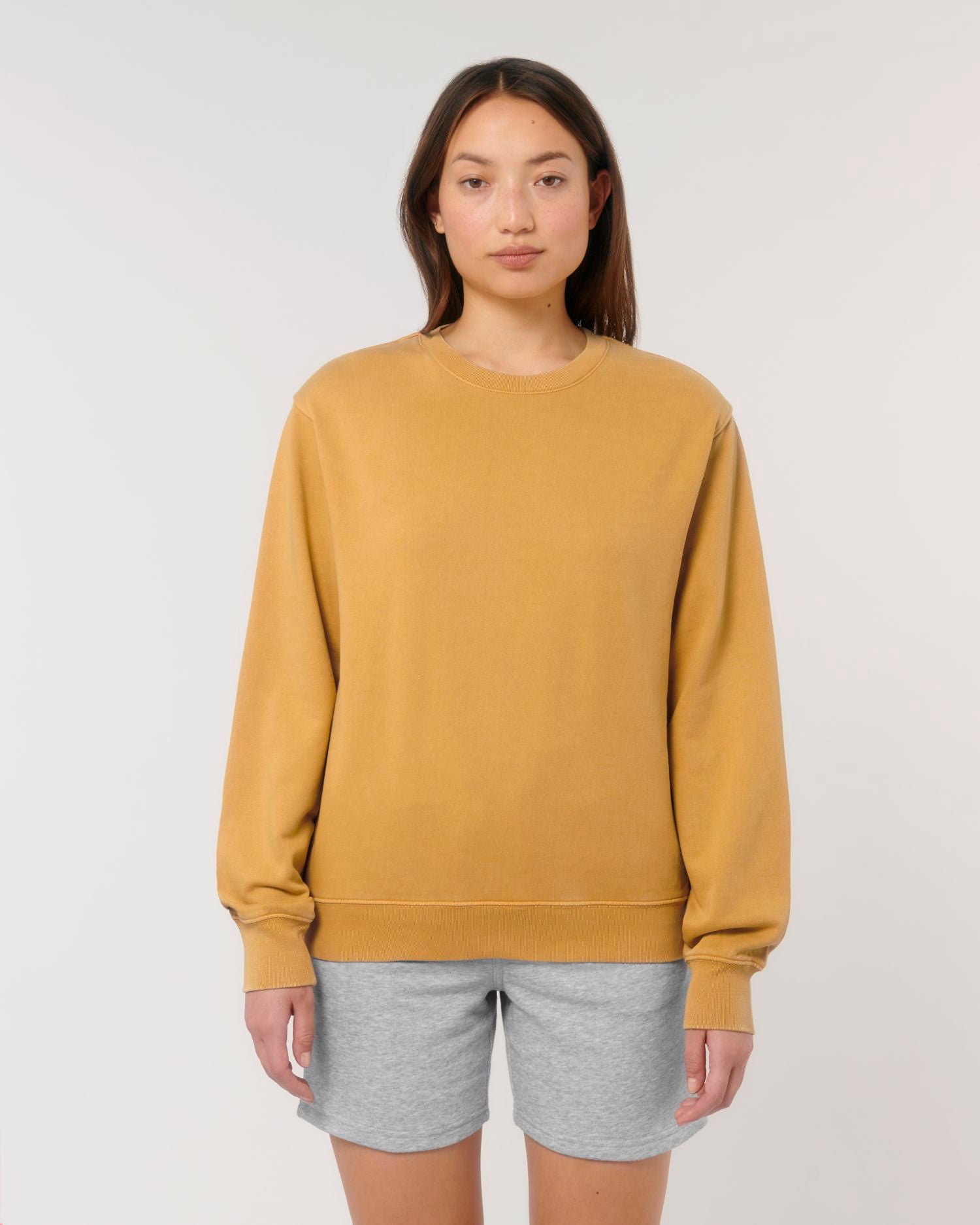 Unisex Garment-Dyed Organic Sweatshirt | Matcher Vintage Crewnecks STSU085