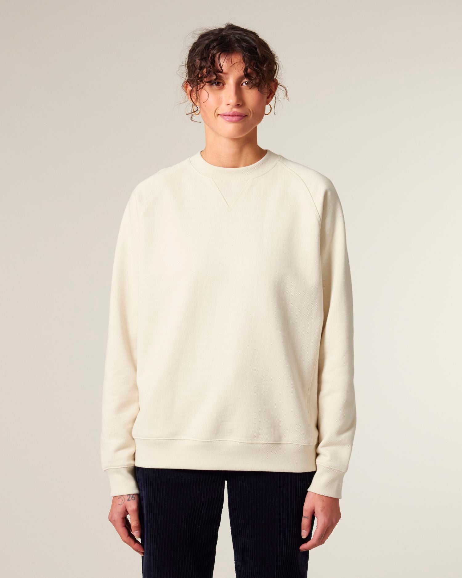 Unisex-Sweatshirt aus Bio-Baumwolle mit entspanntem Raglan-Schnitt - 400 GSM | Knoxer STSU201