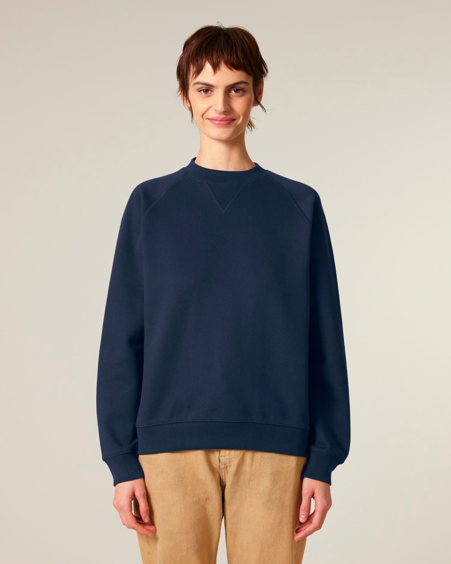 Unisex-Sweatshirt aus Bio-Baumwolle mit entspanntem Raglan-Schnitt - 400 GSM | Knoxer STSU201