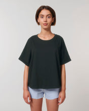 Dames Oversized T-shirt met Opgerolde Mouwen - 155 g/m² | Stella Collider T-shirt STTW089